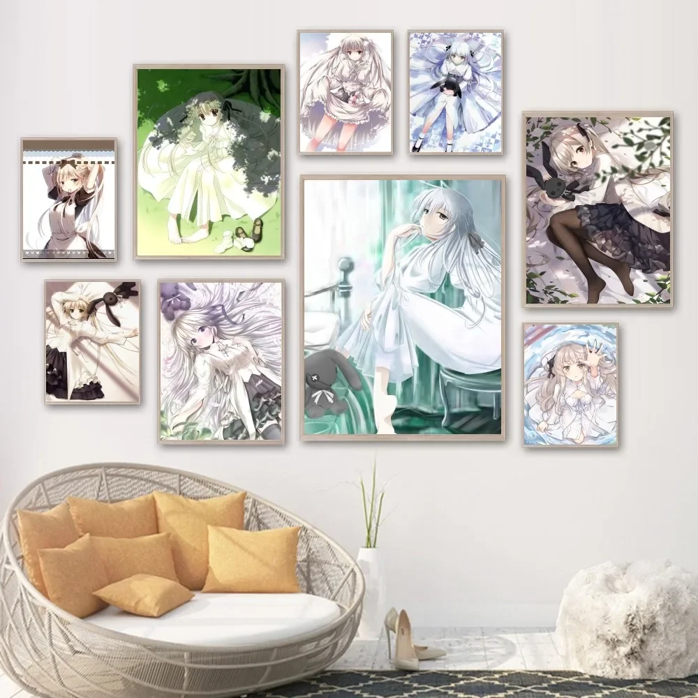 Kasugano Sora Yosuga No Sora Poster Decorative Painting Bedroom Bedside Wall Sticker Living Room Restaurant Cafe Entrance Mural