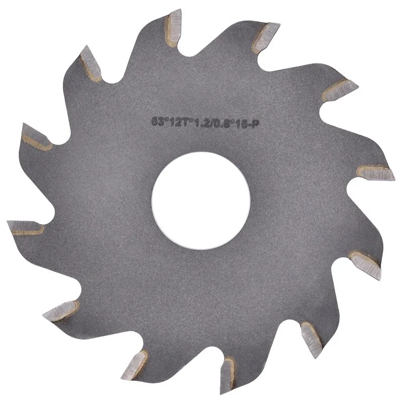 63mm Hard Alloy Saw Blade, T-shaped Tooth Alloy 2-inch Small Slice, Woodworking Thin Saw Blade for Cutting Wood, Acrylic, ABS