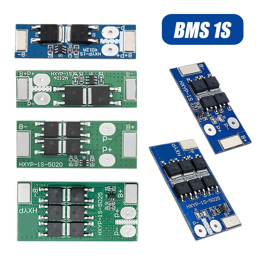 BMS 1S 12A 15A 22A 3.2V 3.7V LiFePO4 Lithium Battery Protection Board 18650 Charging Voltage/Short Circuit/Overcharge Prevention