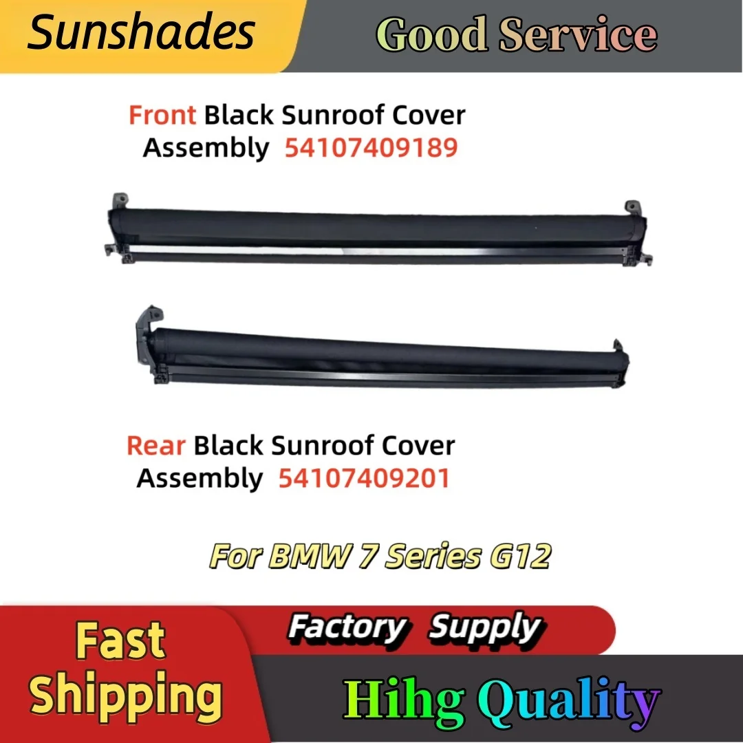front-rear-car-sunshades-panorama-sunroof-roller-curtain-cover-assembly-for-bmw-7-series-g12-2016-2019-oem-54107409189-541074092