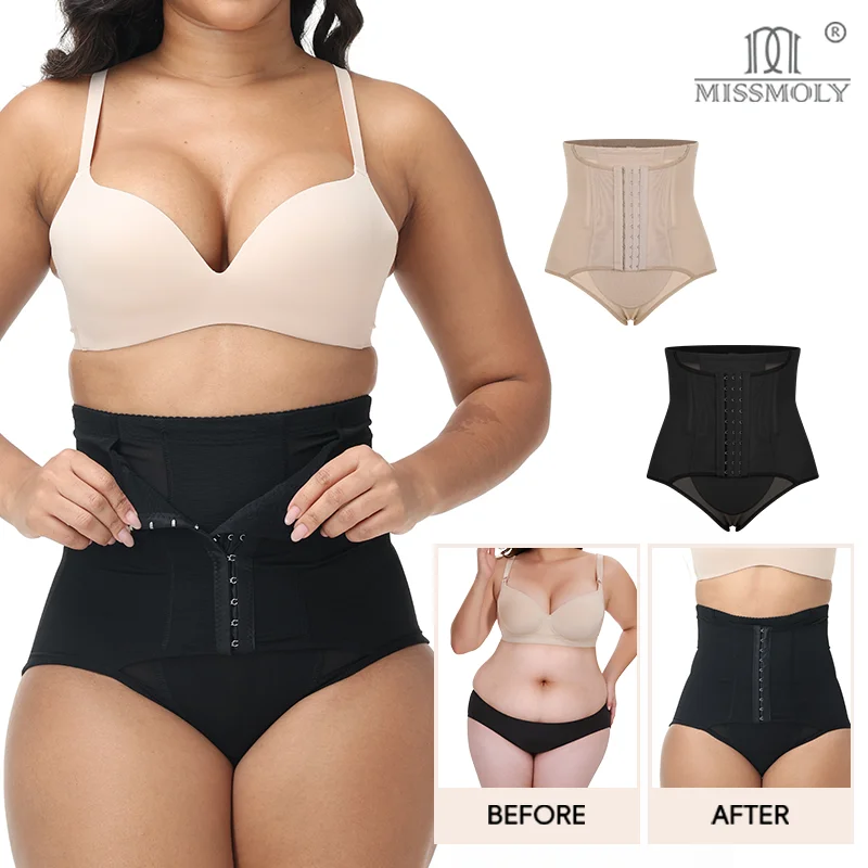 

Miss Moly High Waist Panties for Women Shapewear Underwear Slimming Compression Butt Lifter Short Fajas Mesh Brief