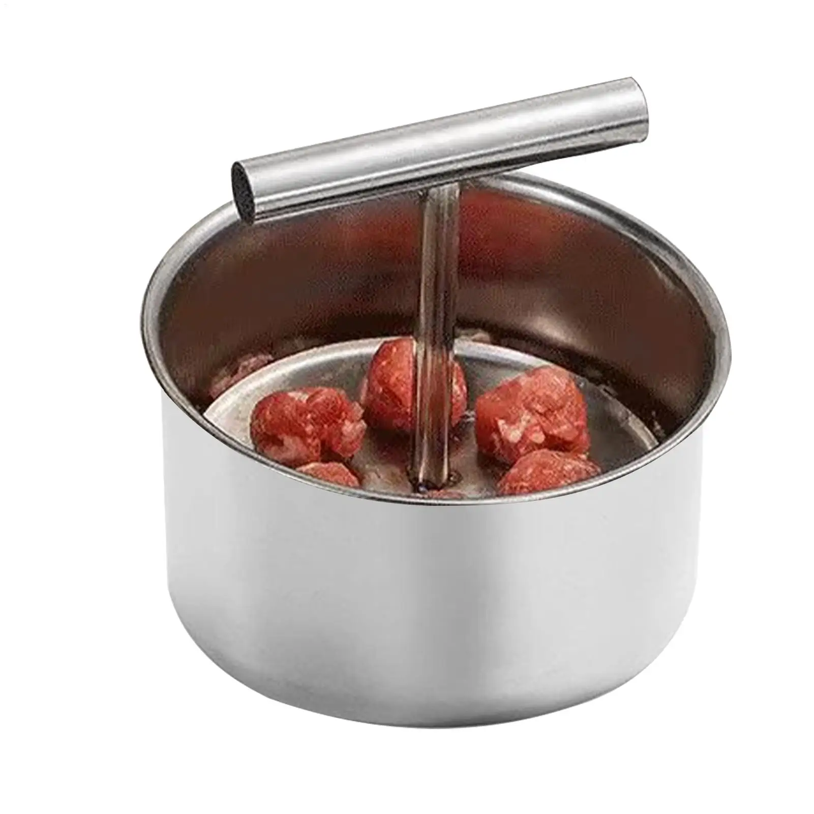 Stainless Steel Pill Press Meatball Dumplings Press Tool Hand Pressed Beef Meatball Tools Press Household Kitchen Accessories