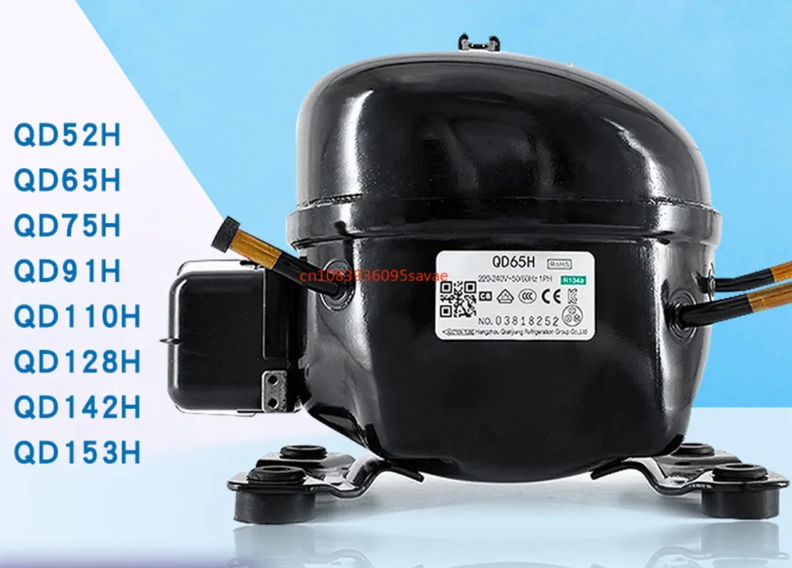 Compressor de Geladeira Congelador R134a Qd52h 65h 75h 91h 110h 388h