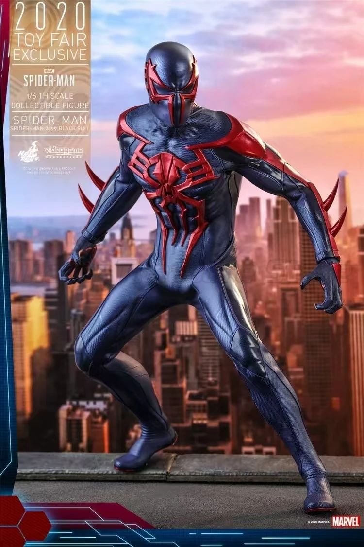 

【MT】Коллекционная фигурка Hot Toys Marvel VGM42 "Человек-паук" (Черная одежда 2099 года) в масштабе 1:6, коллекционные игрушки
