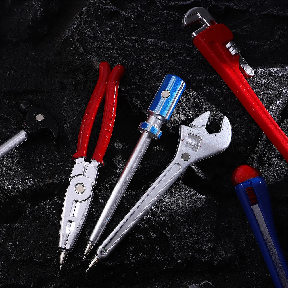 

5 Pcs Hardware Tool Pen Black Pens for Writing Ballpoint Smooth Unique Fun Student
