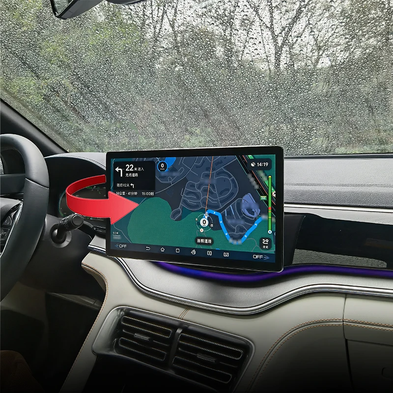 Swivel Tilting Device For BYD Atto3 Seal Dolphin Song Tang Han Navigation Screen Rotating Holder Central GPS Stand Display Mount