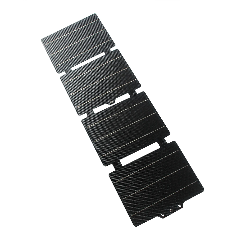 

40W12V/9V/5V ETFE Flexible Solar Panel Charger Portable Folding Solar Charger For Mobile Phone Power Outdoor USB-A/Type-C /DC