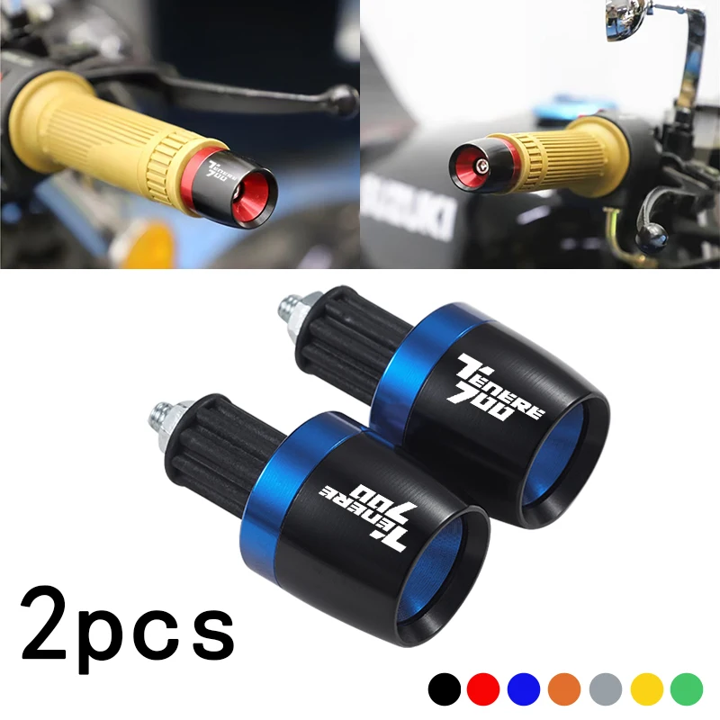 

Motorcycle Handlebar Grips Ends Handle Bar Cap End Plug For Yamaha Tenere 700 2019 XTZ 700 T700 2019-2023 2024 2025 Accessories