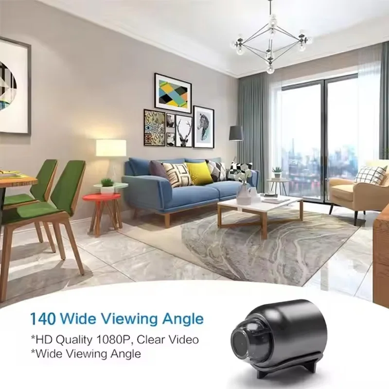 1080P HD كاميرا واي فاي صغيرة سلامة داخلية مراقبة الأمن مراقبة الطفل للرؤية الليلية كاميرا IP كاميرا مسجل فيديو الصوت