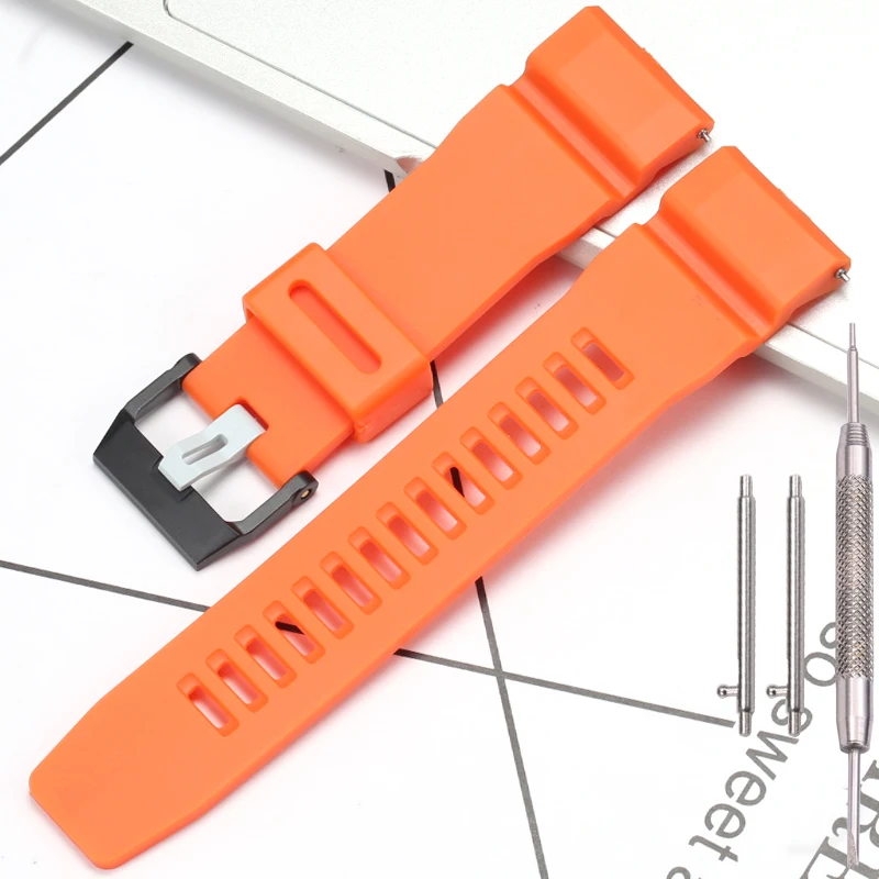 

Высококачественный ремешок из смолы, подходит для Casio GA-2200 GA-2200M GA2200 GA2000 PRW6600, мужской ремешок для часов, аксессуары для наручных часов