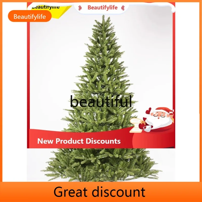 

a485 Christmas tree, mixed cannon lights, warm white Christmas tree floor decoration ornament