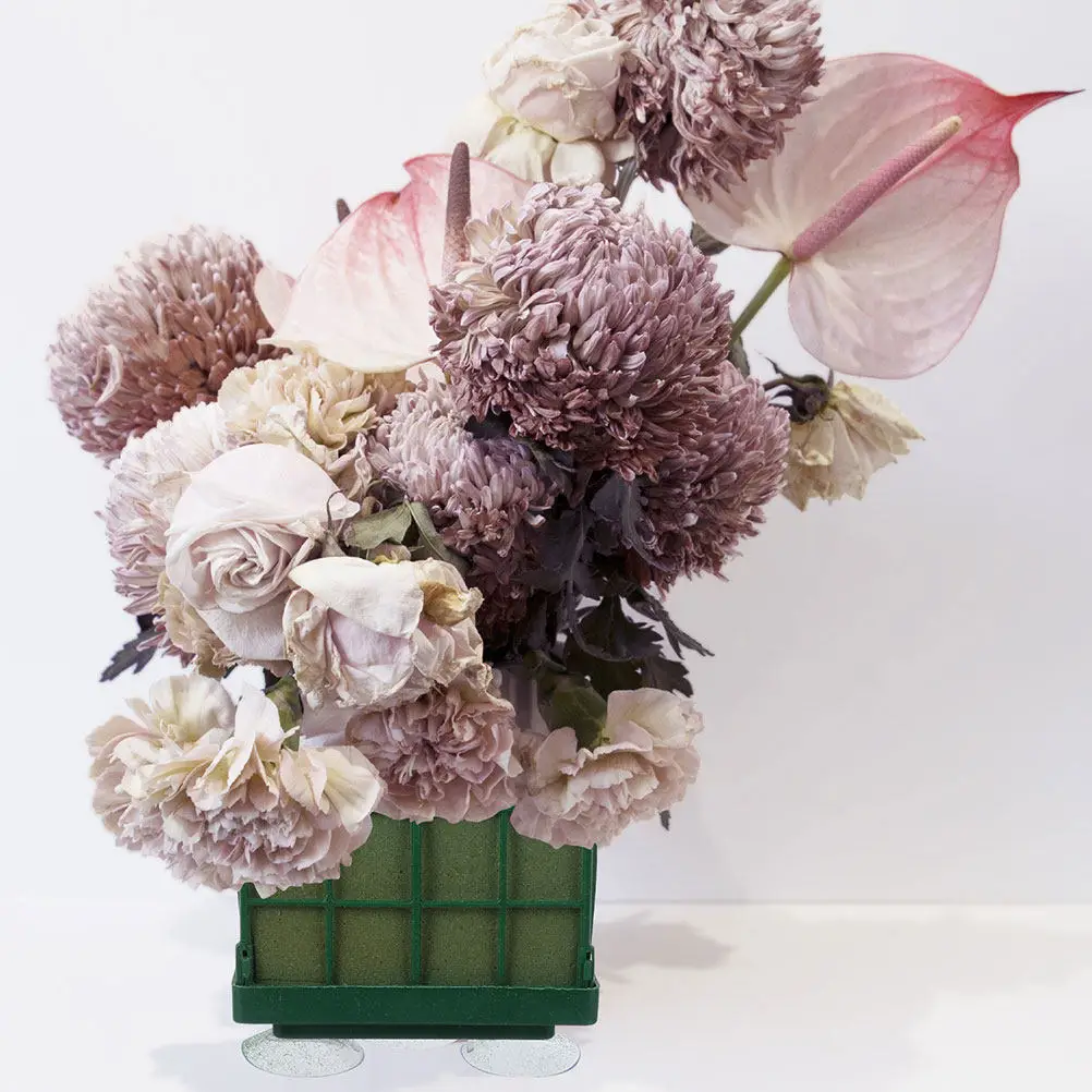 

6 шт. Декоративные основания для цветов на присосках для свадебных автомобилей, блоки-конструкторы для флористических композиций из живых и искусственных цветов, зеленая флористическая губка