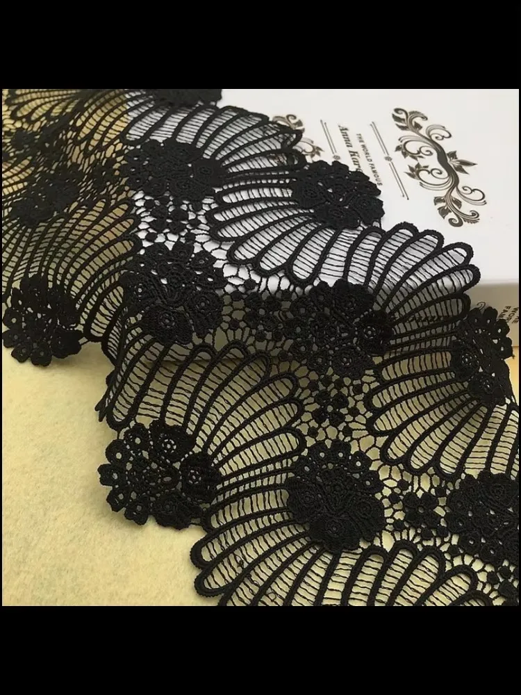Exquisite Hollow Embroidery Widening Lace Barcode DIY Clothing Accessories Cuffs Body Skirt Hem Trim Underwear Bra Decoration