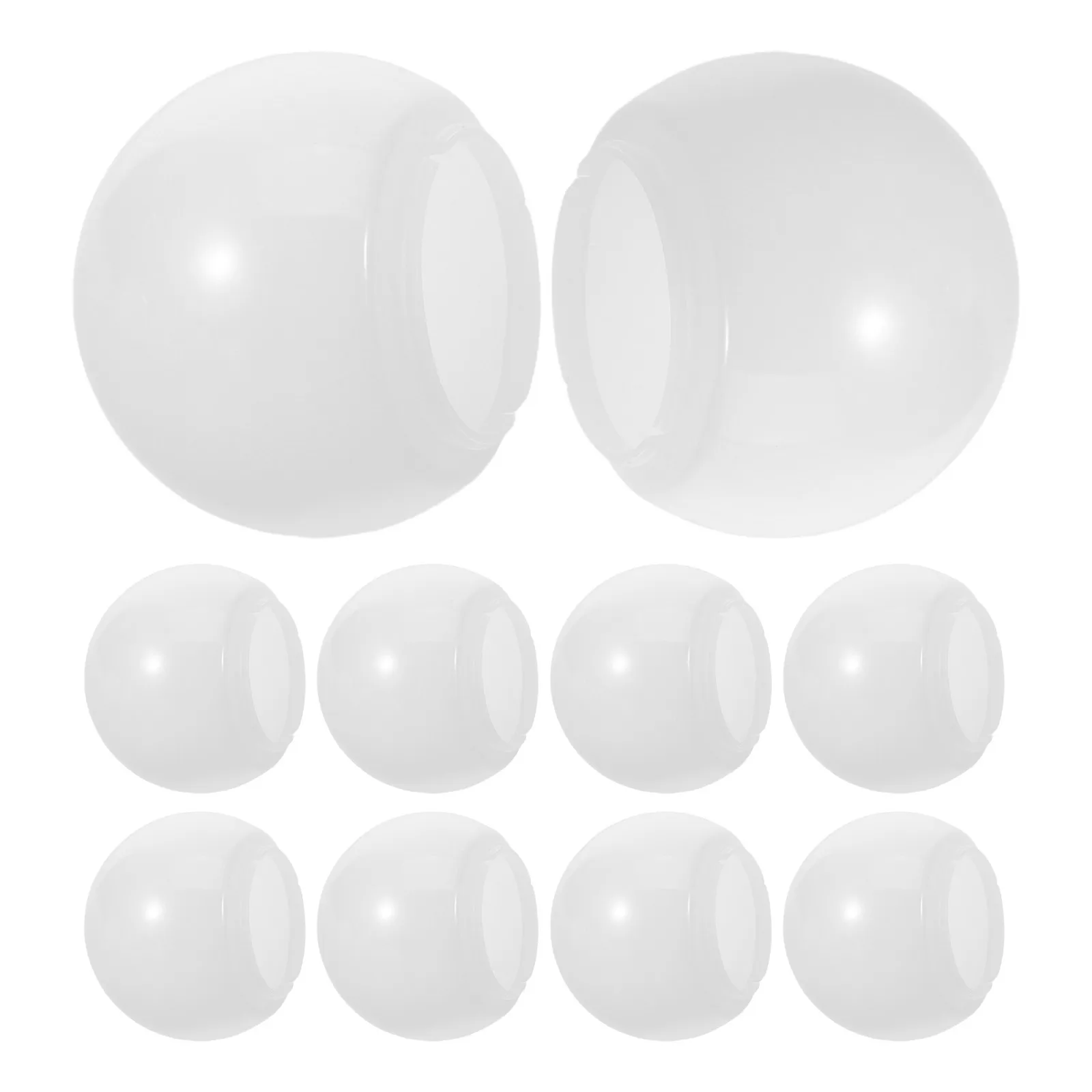 

20Pcs Hemispherical Lamp Covers Vanity Light Bulb Replacement Globes Makeup Mirror Light Fixture Shades Soft Shells