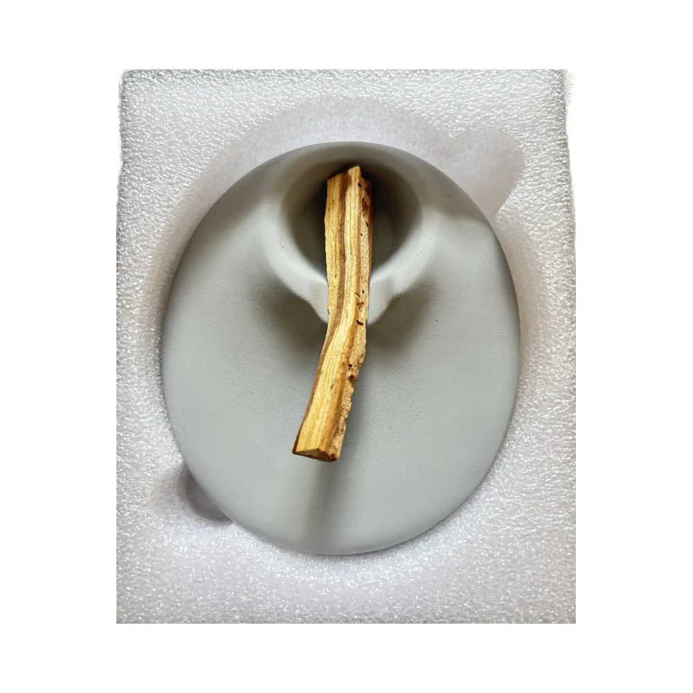 Cement Palo Santo Holder - Peru Palo Santo Sage Burning Dish Tray - Meditation & Yoga Companion  Trays Decorative