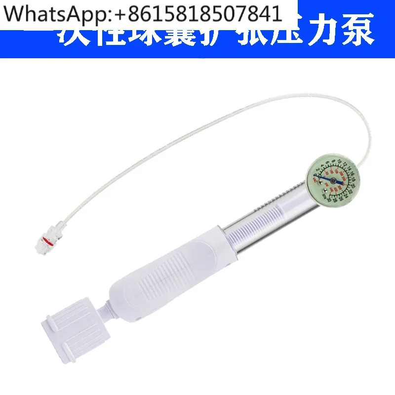 Disposable  balloon dilation pressure pump Handheld pressure pump expands and contracts balloon dilation catheter