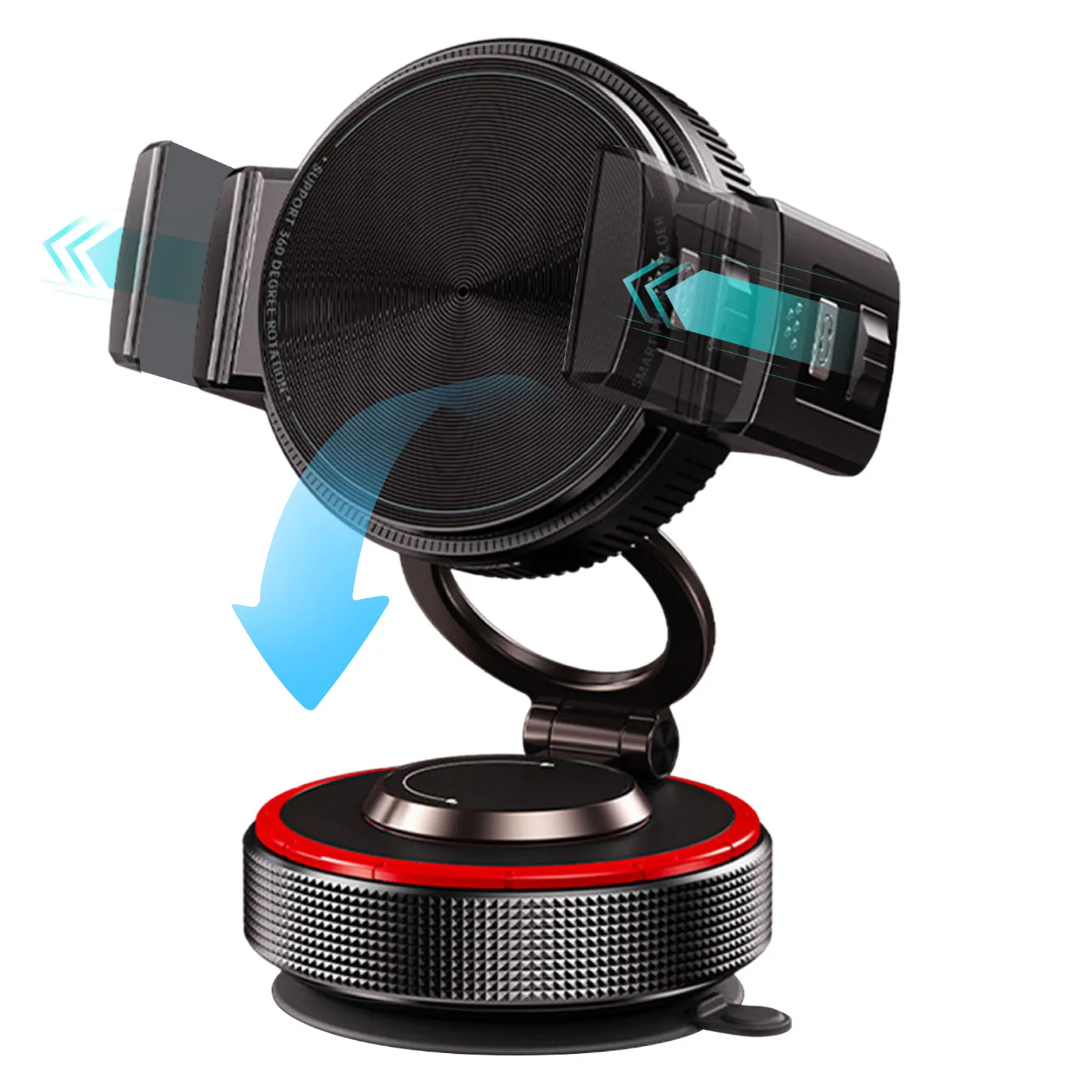 

Magnetic Car Phone Mount 360 Rotation Foldable Magnetic Phones Stand Rotatable Magnet Smartphone Bracket for iPhone & All Phones