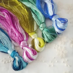 8 Colors 20m Suzhou Embroidery DIY Common Color Silk Line Branch Manual  Wholesale  thread