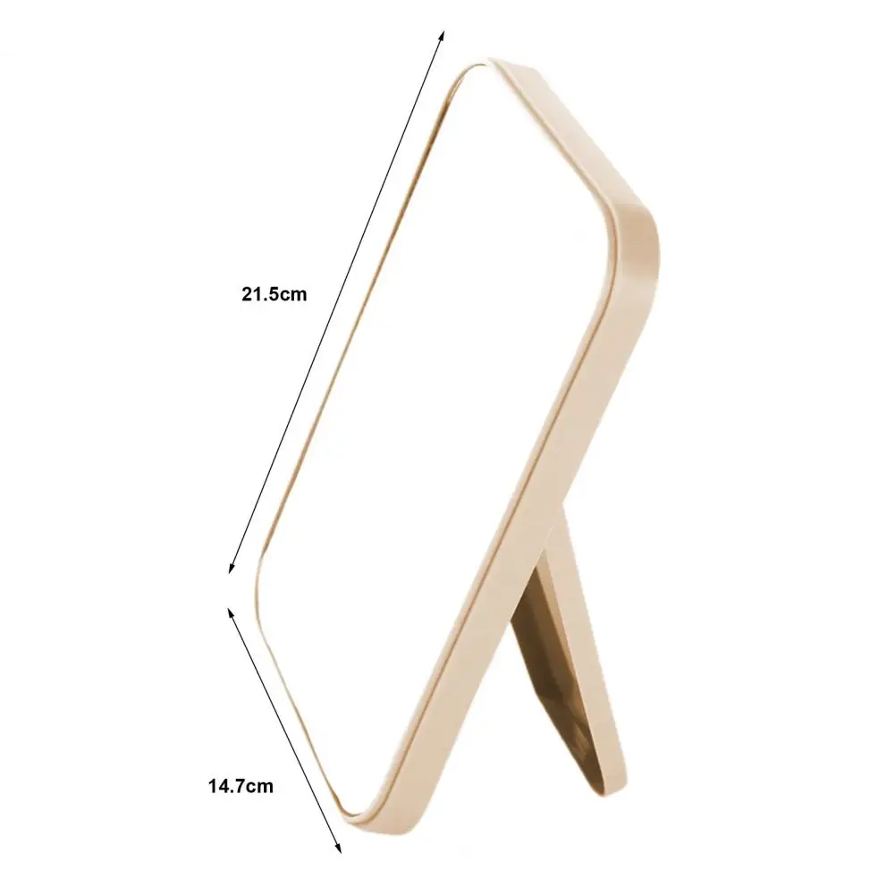 Specchio per il trucco da tavolo Specchio da principessa portatile Strumento per il trucco antiappannamento pieghevole