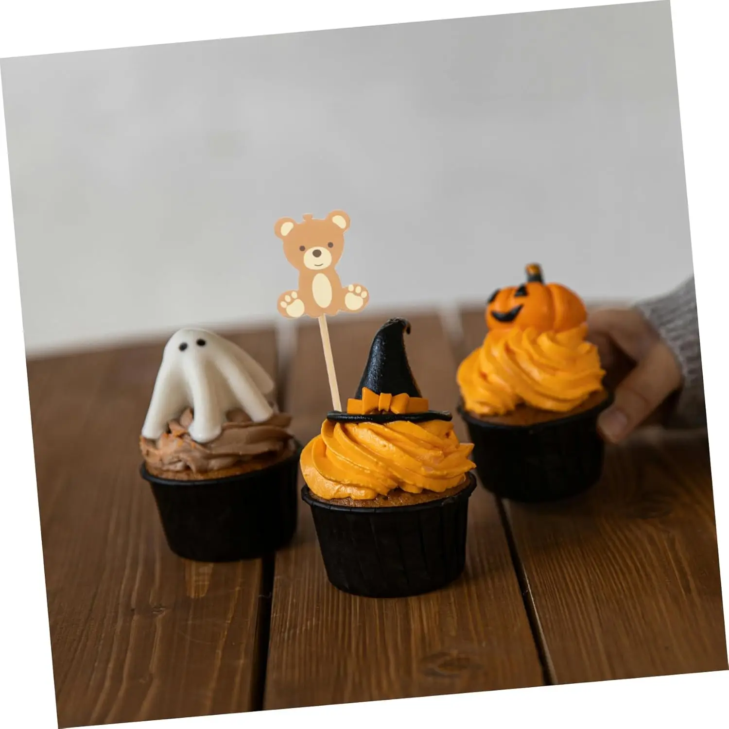 20 Stück Bären-Kuchenbilder, Geburtstagstorte-Dekorationen, alles Gute zum Geburtstag, Schild für Bären-Thema-Party-Dekorationen – Detail 4