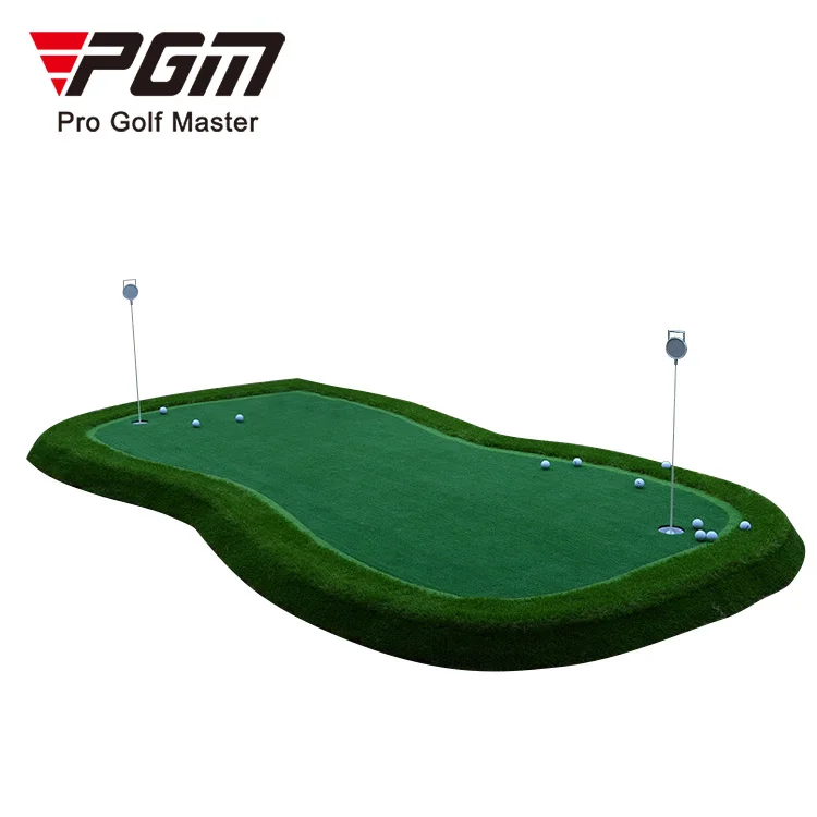 Indoor Mini Golf Putting Green, 9ft x 3ft Artificial Grass Mat, Portable Practice Training Aid, Home Office Use