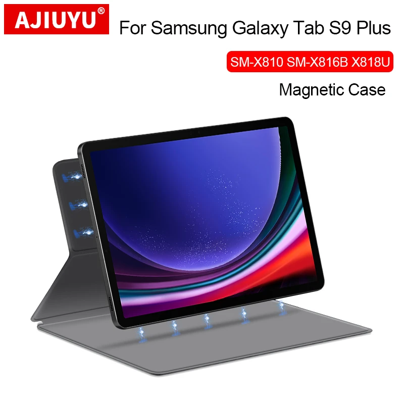 Magnetic Case For Samsung Galaxy Tab S9 Plus 12.4