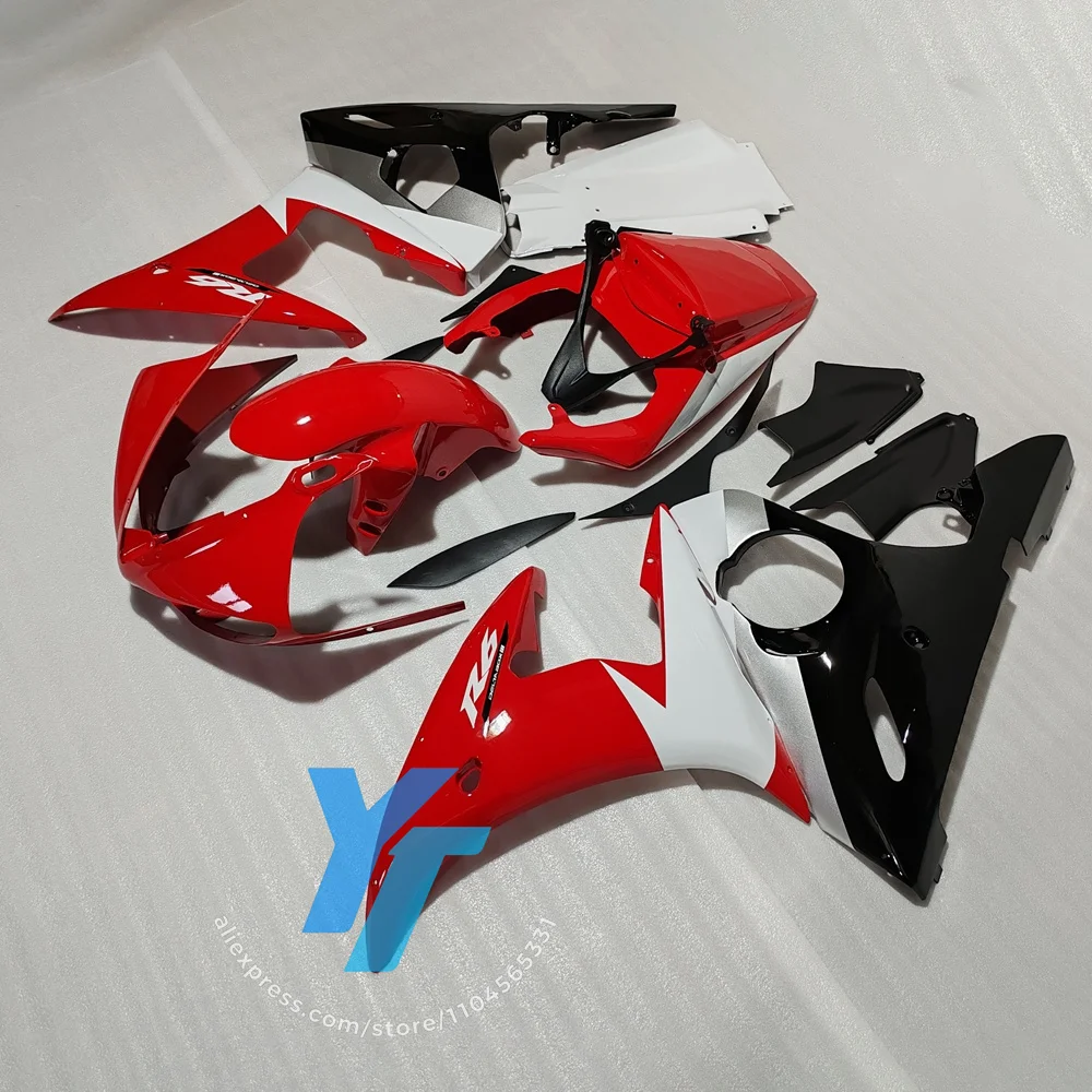 Premium Fairing Kit for Yamaha YZF-R6 2003-2004 with High-Quality ABS Plastic Injection Molded Replacement Bodywork