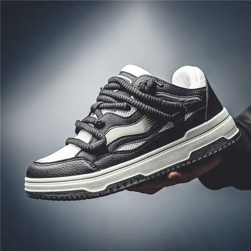 

Весенняя обувь Plataform Key Height, размер 34, вулканизированная теннисная мужская спортивная мужская белая обувь, топ, комфорт, новейший фитнес