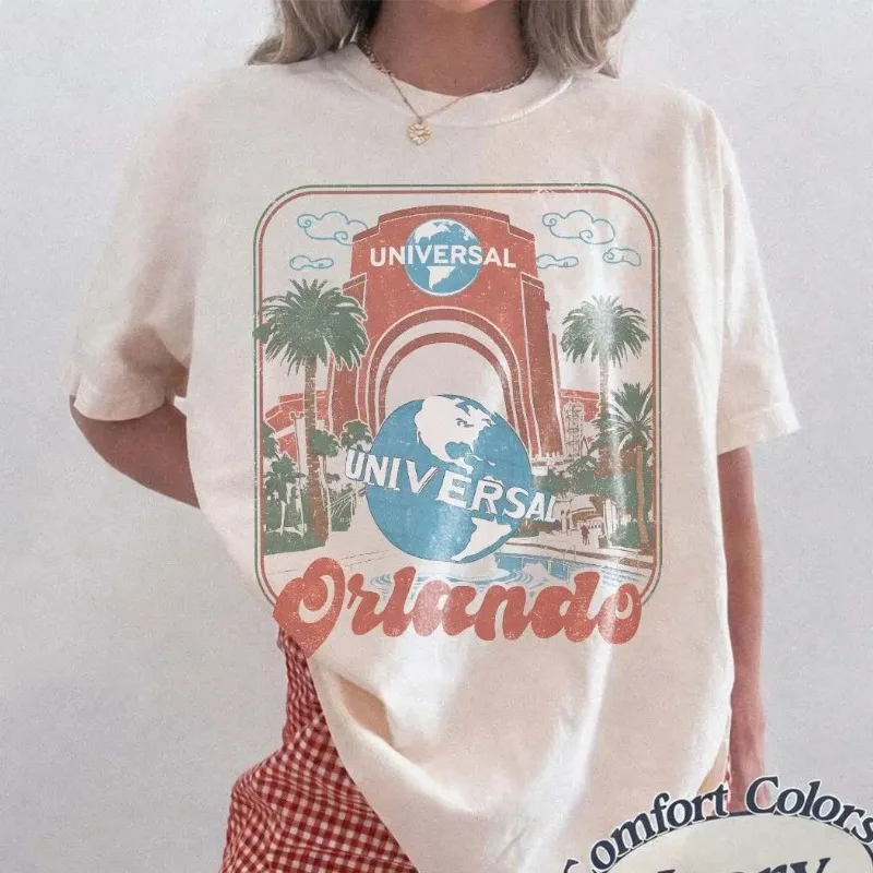 Retro Universal Theme Park T-shirt, Universal Epic Universe shirt, Orlando Universal Resort shirt