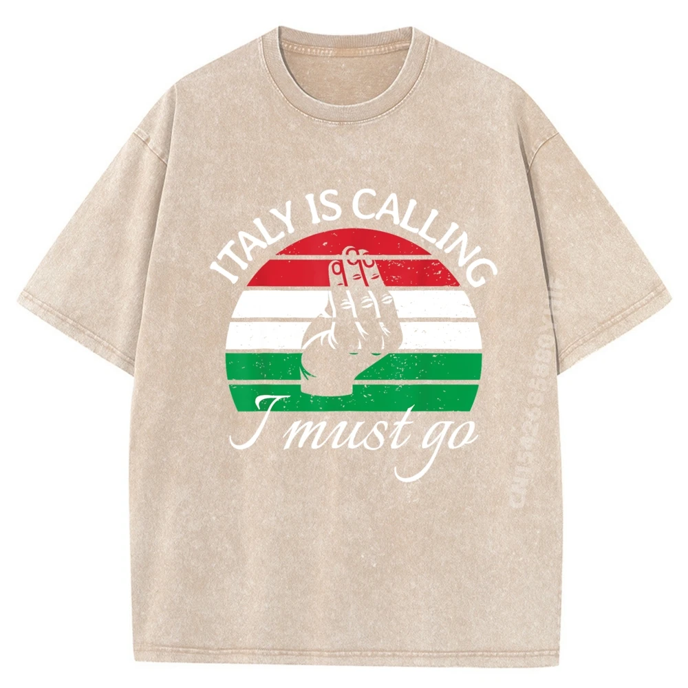 إيطاليا تدعو يجب أن أذهب زيارة إيطاليا عطلة الملابس عالية الجودة المتضخم الملابس الإبداعية غسلها #2