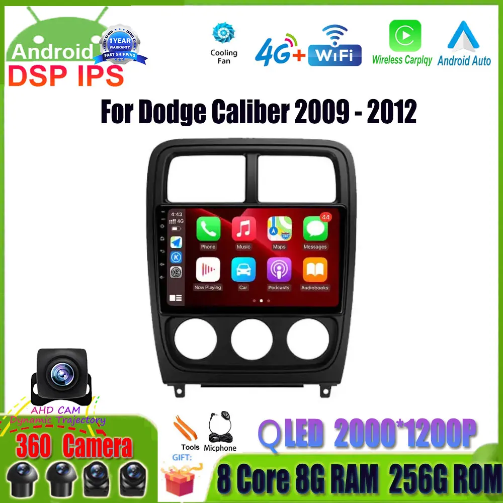 

Android 14 IPS DSP For Dodge Caliber 2009 - 2012 GPS Navigation 9 Inch Car Radio Multimedia Player Head Unit Autoradio