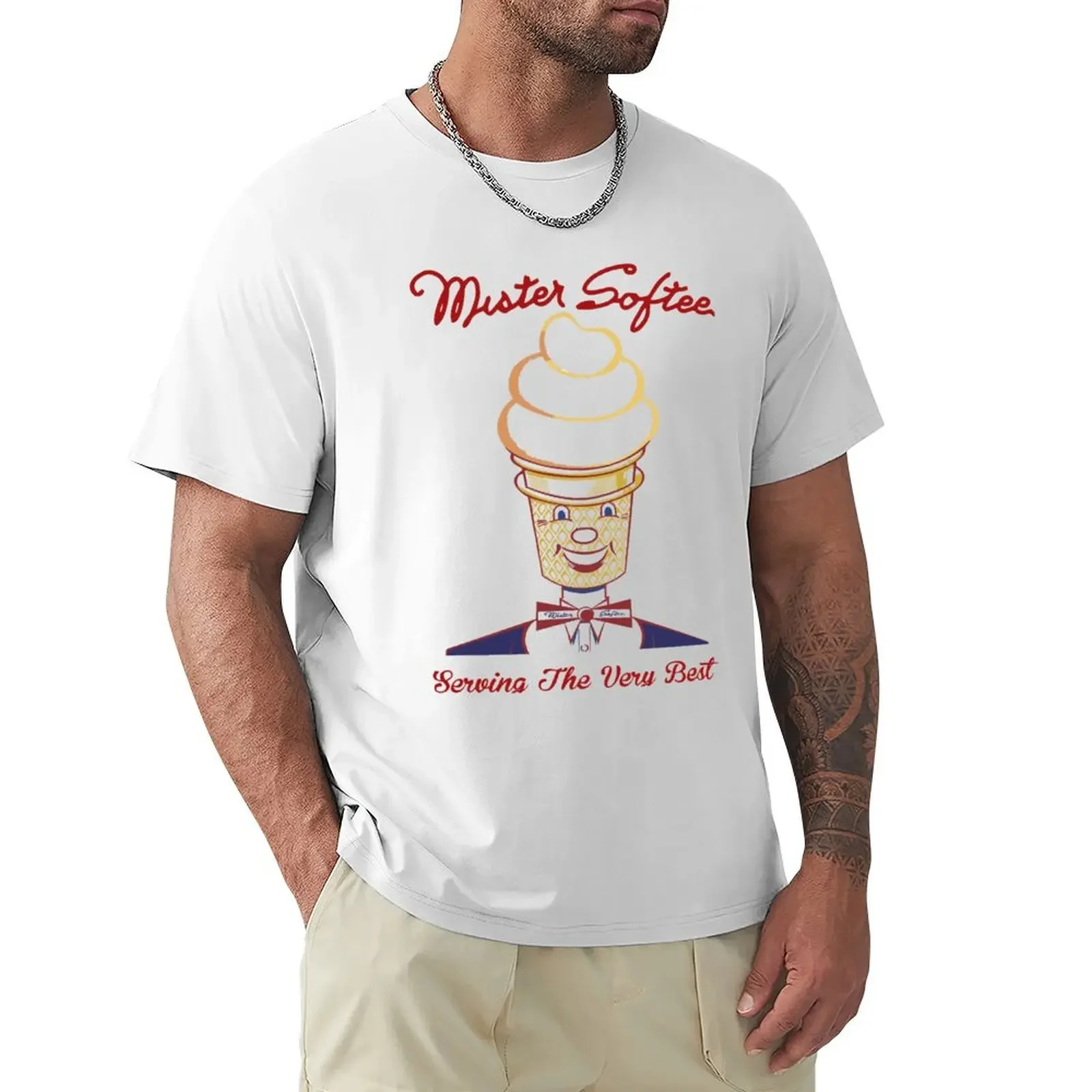 Mister Softee T-shirt customs graphics summer top designer t shirt men