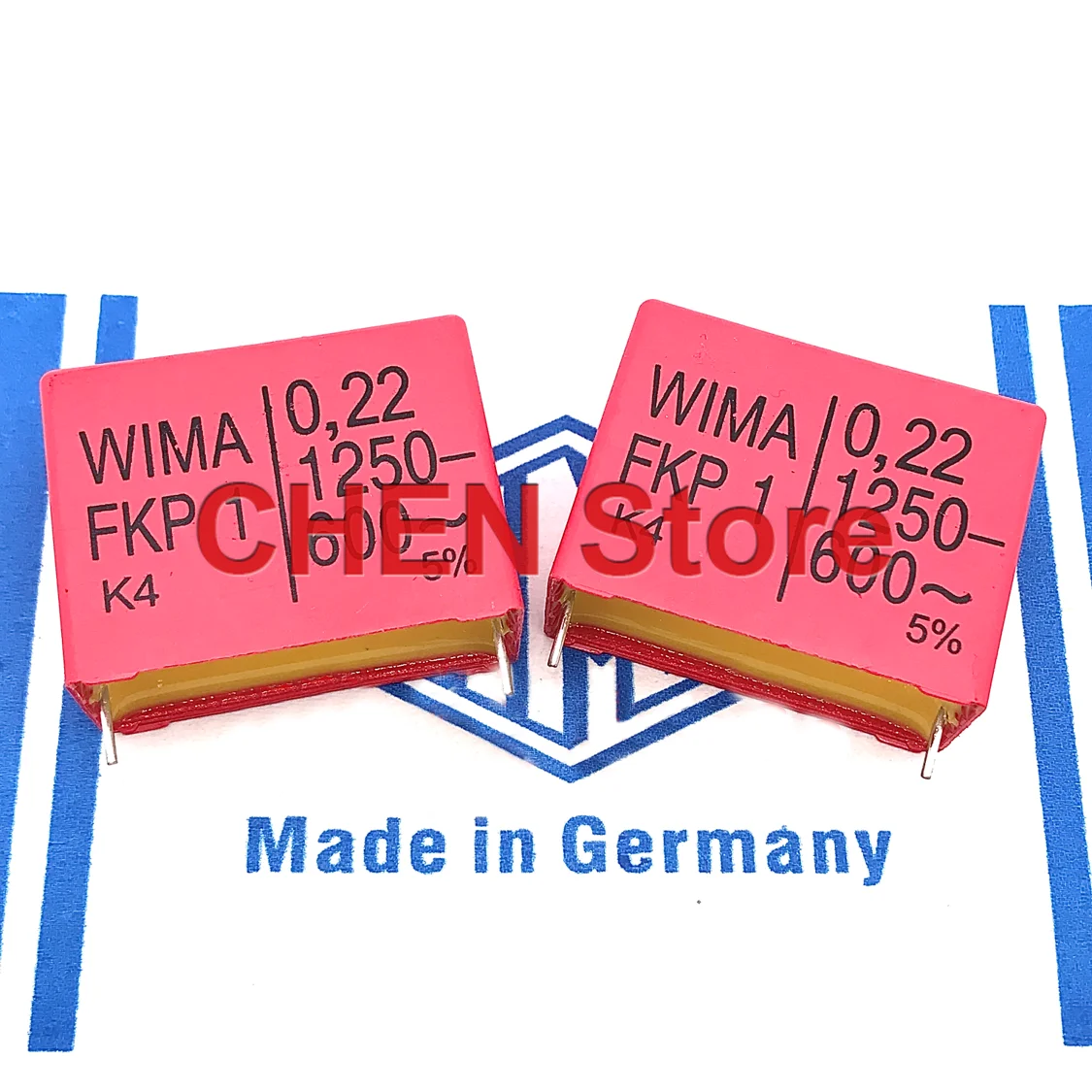 1PCS NEW red WIMA FKP1 0.22UF/1250V P37.5MM 1250V224 Audio capacitor 1250VDC 600VAC 220NF FKP-1 224/1250V 224