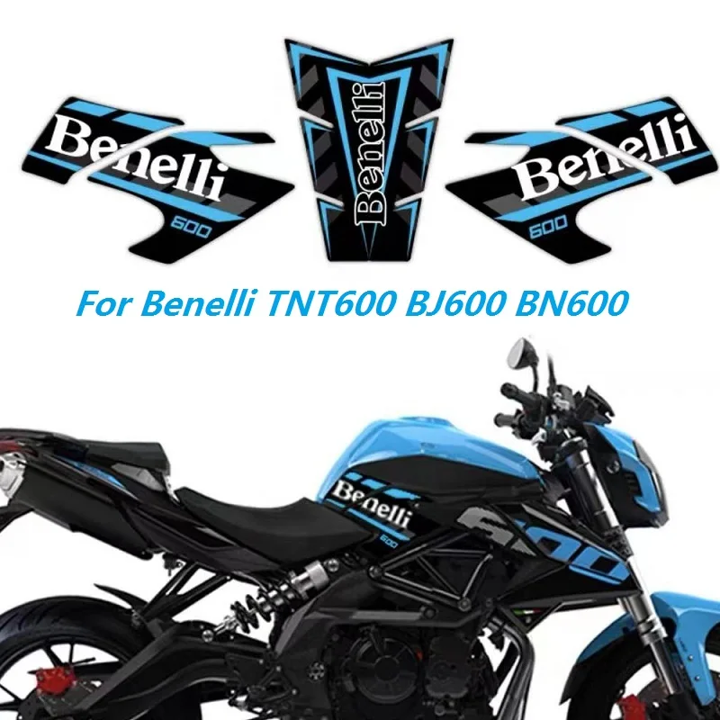 For Benelli TNT600 BJ600 BN600 Motorcycle Body Decoration Sticker Decal Emblem Tank Pad