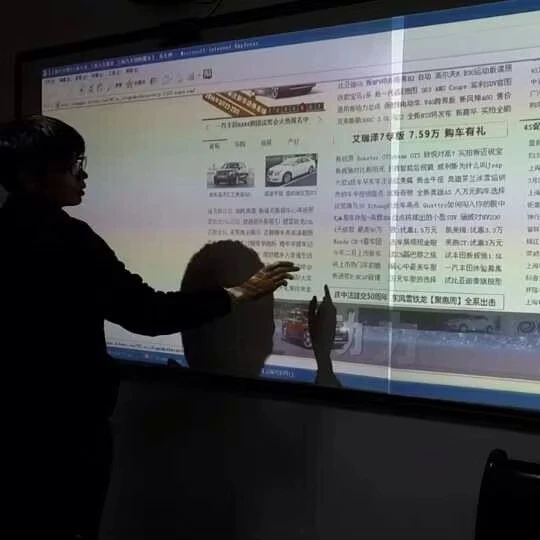 Finger Touch Interactive Whiteboard Auto Calibration | 40-100 Inch Large Display | Portable Smart Board For School & Education