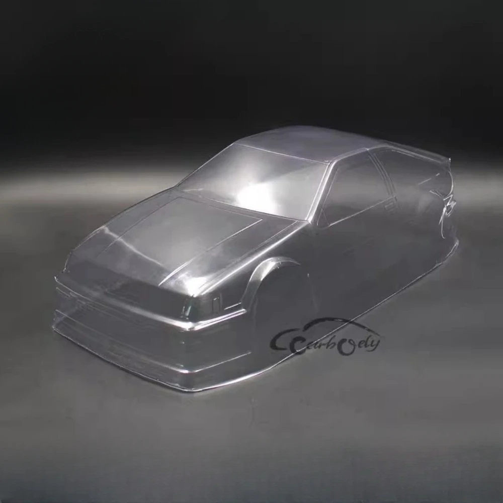 1/10 AE86 Clear Lexan body 190mm fit Tamiya TT01 TT02 XV01 XV02 RC Chassis 255-260mm Wheelbase