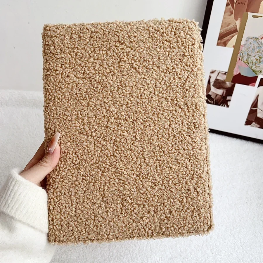 

Fluff Stand Tablet Case For iPad Air Pro 2025 MINI 3 4 5 6 7 8 9 10th 11th Generation Cases 9.7 10.5 10.9 10.2 11 inch Cover