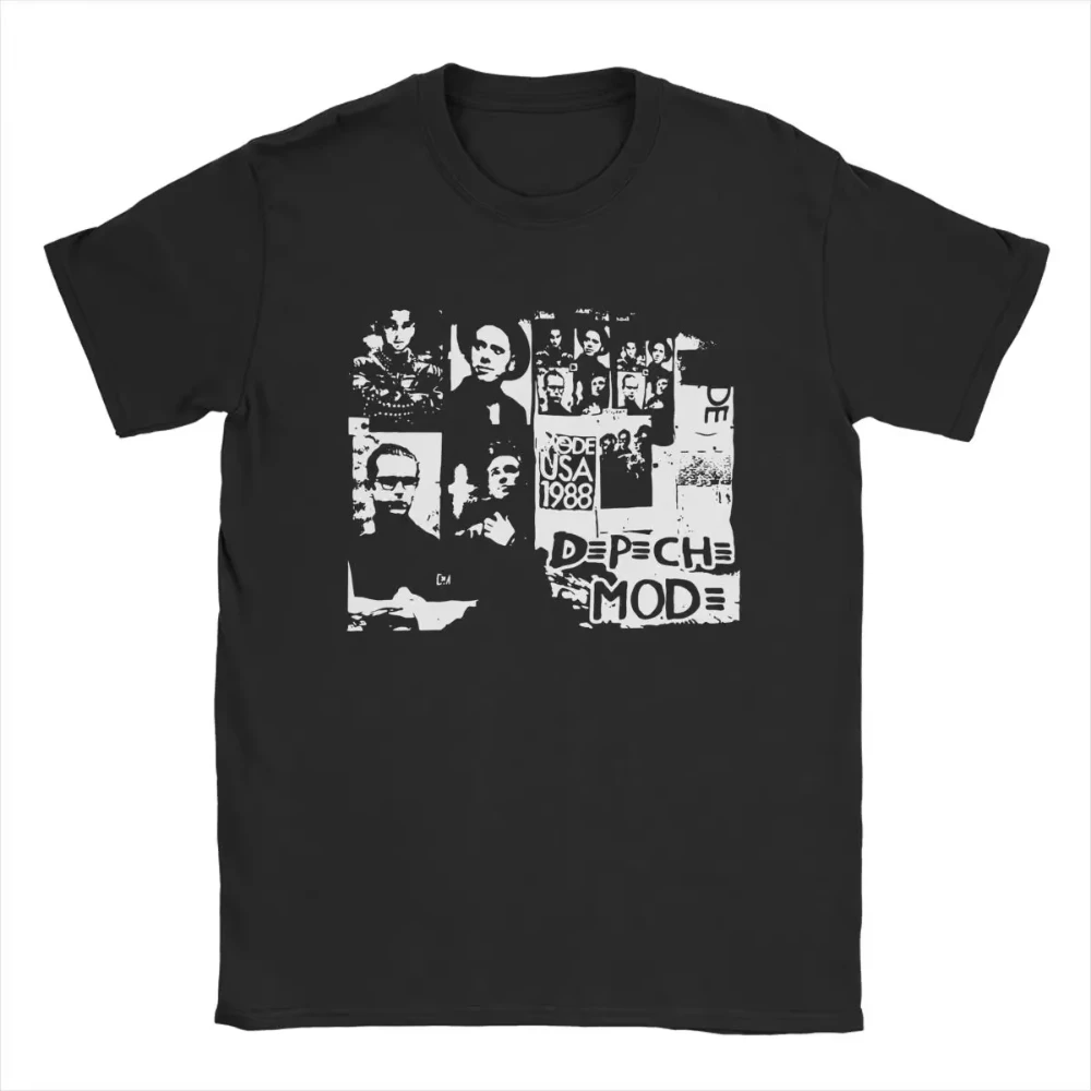 

Fun Depeches Cool Modes Women T-Shirts for Men Round Neck Pure Cotton T Shirts Short Sleeve Tee Shirt Printed Unisex Clothing