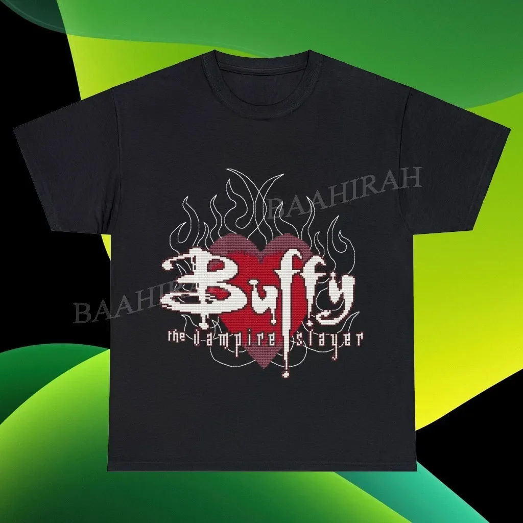 New BUFFY logo American Funny TShirt Size S to 5XL