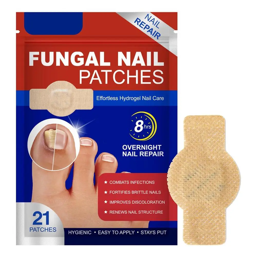 Nail Care Patches Improve Yellow And Thickened Nails Toenail Corrector Waterproof Repair Patch for Discolored or Damaged Nails ﻿