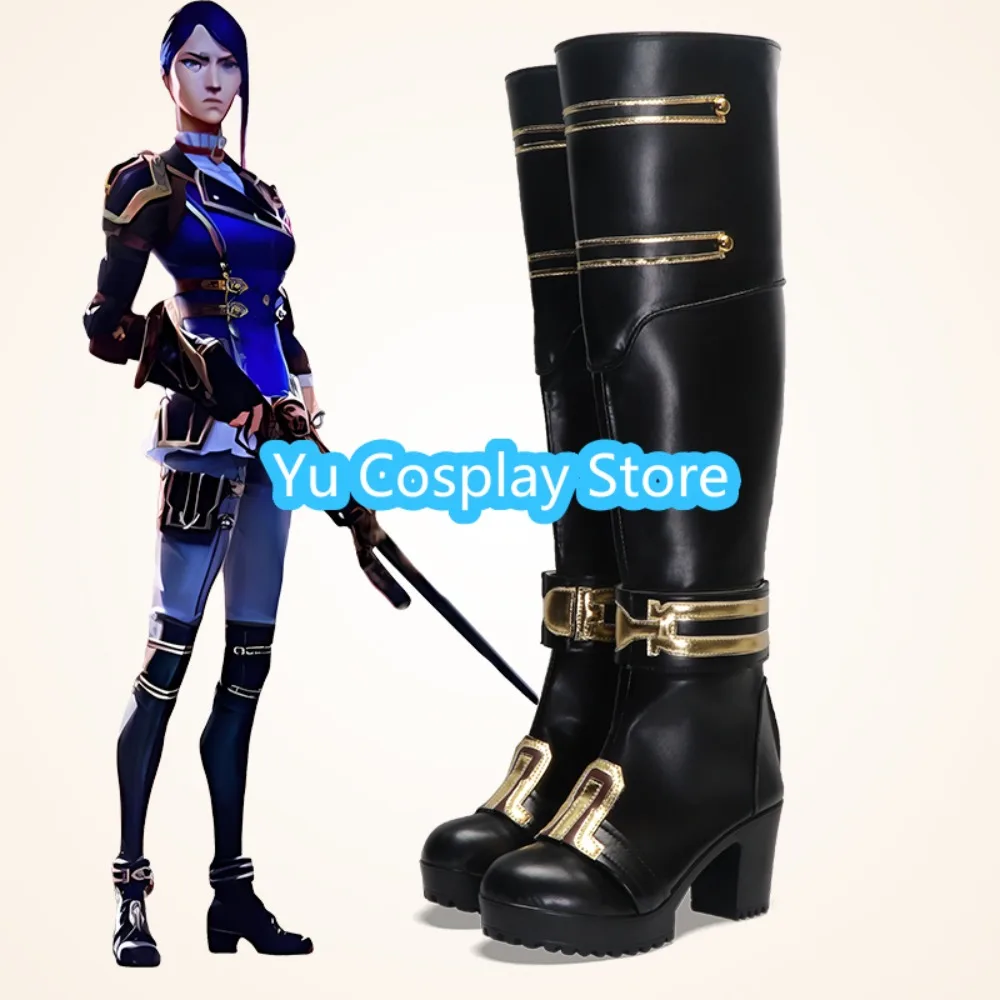 

Yu Косплей Магазин League Of Legends Кейтлин Обувь для косплея Аниме Обувь для косплея Сапоги Костюмы на Хэллоуин Реквизит