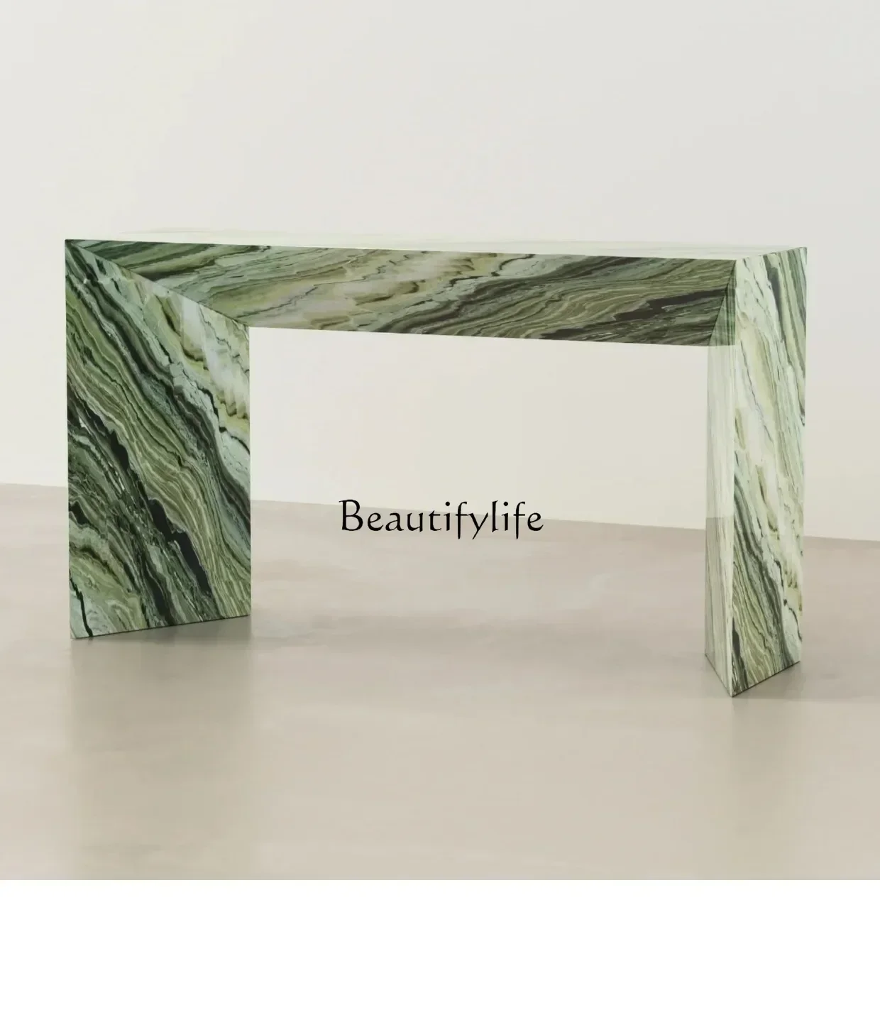 

yj15 Light luxury marble living room entrance table household corridor entrance entrance table simple wall narrow table