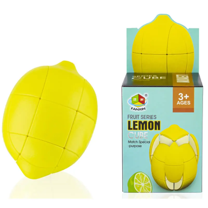 FanXin Fruit Apple/Banana/Lemon Magic Cube Professional Speed Puzzle Twisty Antistress Educational Toys For Children Gift