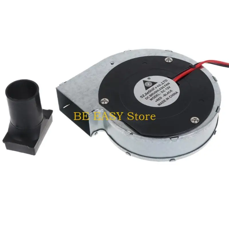 E28F BBQ مروحة الشواء منفاخ 100V 220V 110X110X28MM DC12V شواية المشوهة مروحة السرعة القابلة للتعديل