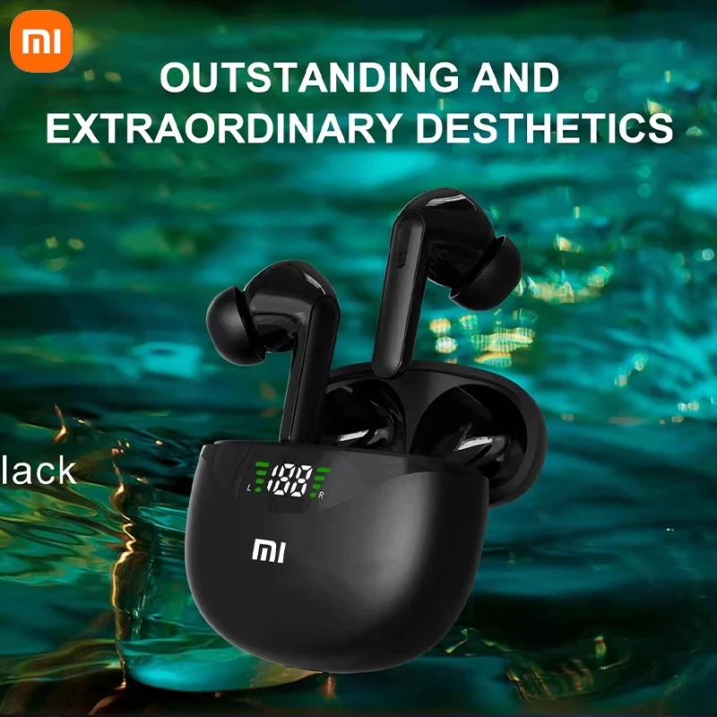 XIAOMI CS121 TWS Wireless Earbuds Bluetooth Hifi Sound Stereo Sports Earphones Touch Control LED Display Headet With Mic