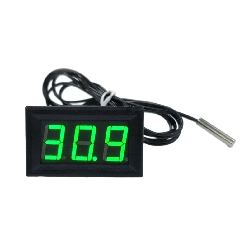 

DC12V Industrial Embedded Thermostat Digital All Purpose Temperature Controller Meter Tester with for Workshops Dropship