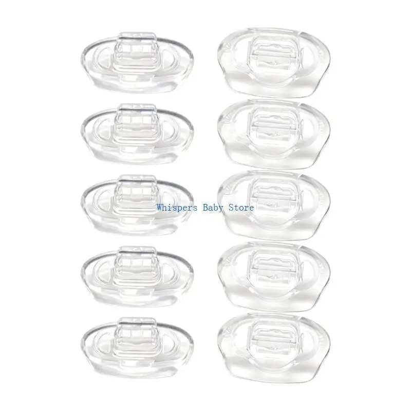U90E Adjustable Nose Cushions For Childrens Glasses Soft Silicone Materials Easy Installation Nonslip Designs