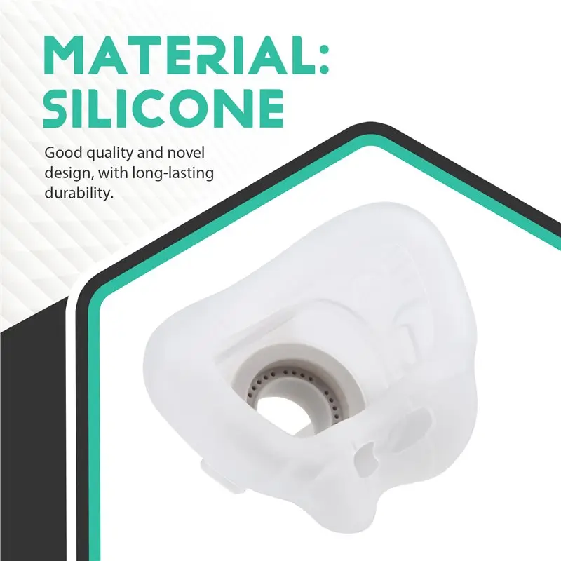 [NEW A09R!】 For Resmed Airfit F40 Full Face Cushion-Replacement Cushion-Soft Silicone-Infintyseal Design(Samll Wide)