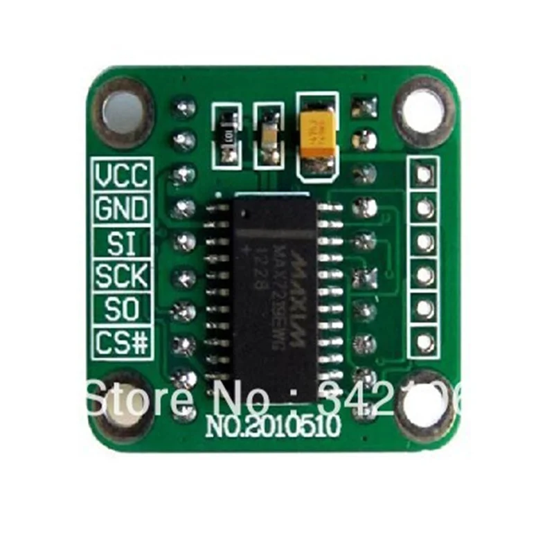 Two 0.56'' Single LED Display Module SPI Serial Interface Max7219 Driver Chip Integrated Digital Display for DIY Projects