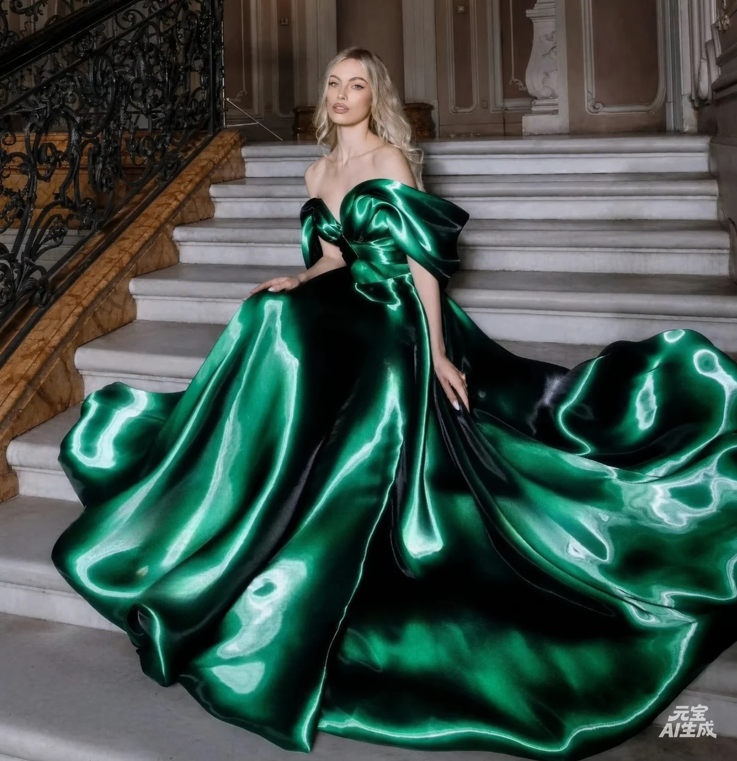 Customized Emerald Green Off Shoulder Sweep Formal Prom Gown Wedding Guest Gala Red Carpet Pageant Custom Women Maxi Dress 2026